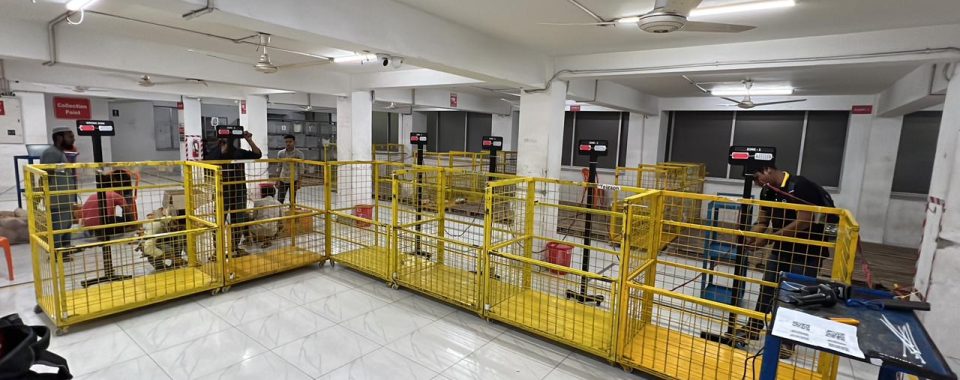 QR Code Based Manual Parcel Sorting Machine